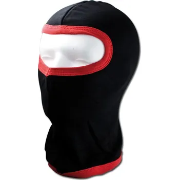 Kukla HSM Bavlněná kukla na motorku s červeným lemováním