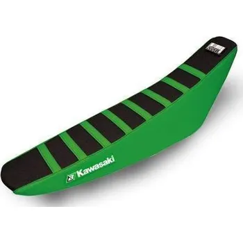 Moto sedlo BLACKBIRD potah sedadla KAWASAKI KX 85 01-13 ZEBRA barva černá/zelená