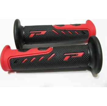 PROGRIP gumové gripy rukojetí PG725 ROAD (22+25mm, délka 122mm) barva červená/černá (dvoud