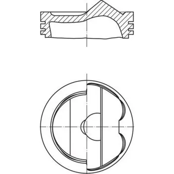 Píst motoru Píst MAHLE 028 04 00