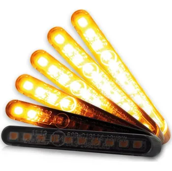 Osvětlení pro motocykl HSM LED SEQ blinkry nalepovací FINELINER