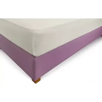Prostěradlo Bavlněné prostěradlo Ecru Gots s gumou 25/30cm 80-90x200 cm 25 cm Bílá