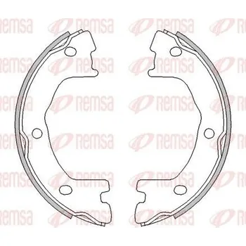 Brzdová čelist, parkovací brzda REMSA 4524.00