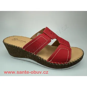 Dámská zdravotní obuv SANTÉ GI/53022 ČERVENÁ vycházková obuv, --- - 41