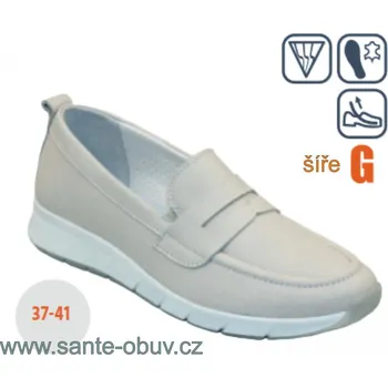 Dámská zdravotní obuv SANTÉ AO/10775 CREAM vych. obuv, --- - 37