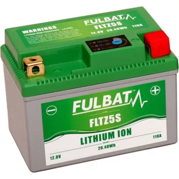 Motobaterie motobaterie litiová Fulbat LiFePO4 12V, 1,6Ah, 110A, 0,36 kg, 113x70x85 mm nahrazuje typy: