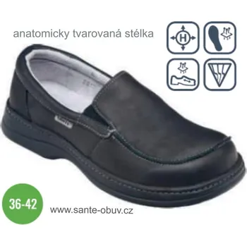 Dámská zdravotní obuv SANTÉ N/224/2L/60 zdravotní obuv černá, černá - 42