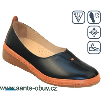 Dámská zdravotní obuv SANTÉ AZ/4104 NERO vych. obuv vel.37-43, --- - 39