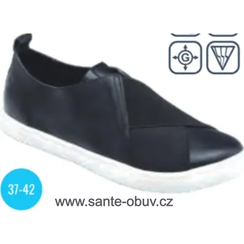 Dámská zdravotní obuv SANTÉ DA/4294 BLACK vycházková obuv, černá - 38
