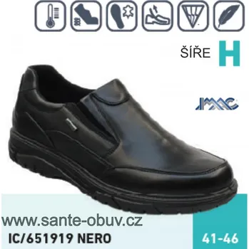 Dámská zdravotní obuv SANTÉ IC/651919 NERO vych. obuv vel.41-46, --- - 42