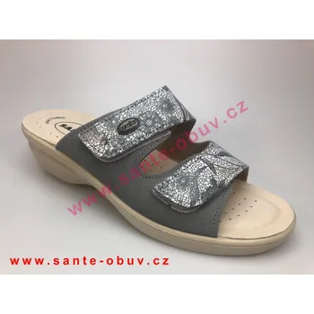 Dámská zdravotní obuv SANTÉ PO/5508.11 GRIGIO zdravotní pantofel vel.35-42, --- - 42