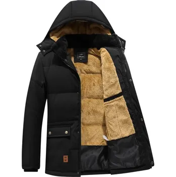 Pánský kabát Pánská zimní bunda ND846 Barva: Černá, Velikost: XL