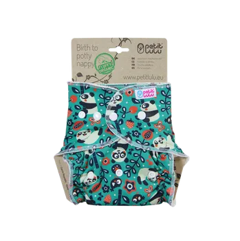 Plenkové kalhoty Mlsné pandy - kalhotková plena pat