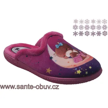 Dámská zdravotní obuv SANTÉ AB/23744 FUXIA domácí obuv, papuče vel. 24-34, --- - 28