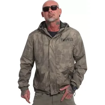 Pánská větrovka Yakuza pánská větrová bunda ROCKSTARZ WB 24059 Grape Leaf