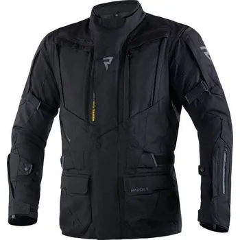 Moto bunda Moto bunda Rebelhorn Hardy II, černá textilní bunda, velikost 3XL