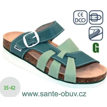 Dámská zdravotní obuv SANTÉ N/240/9/89/97/H/K/BP OCEAN zdravotní pantofel vel.35-42, --- - 35