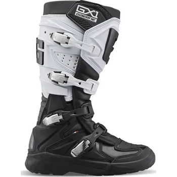 Moto obuv GAERNE GX-1 EVO boty cross/enduro černé bílé, 43