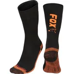 Fox Ponožky Collection Black Orange Thermolite long sock - 44-47