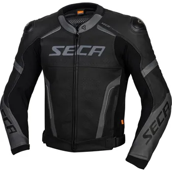 Moto bunda SECA HOOLIGAN černá kožená bunda, 46