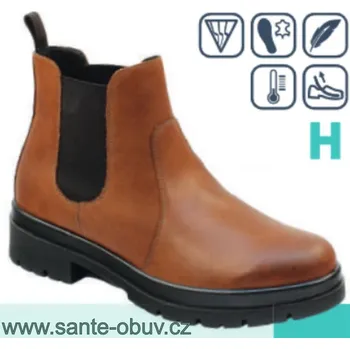Dámská zdravotní obuv SANTÉ IC/656790 COGNAC vych. obuv , --- - 40