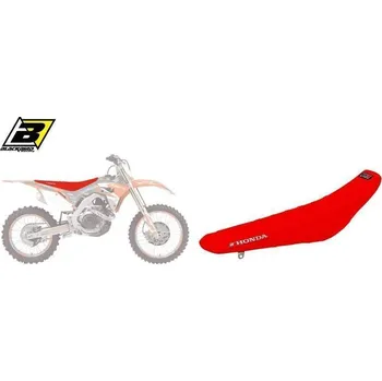 Moto sedlo BLACKBIRD potah sedadla HONDA CRF 250R 18-19, CRF 450R/X 17-19, MULTITRACTION, barva červe