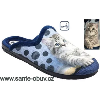 Dámská zdravotní obuv SANTÉ AB/275841 AZUL domácí obuv vel.36-42, --- - 40