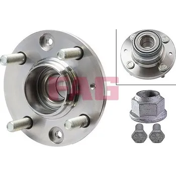 Sada ložisek kol Schaeffler FAG 713 6198 80