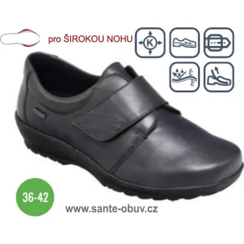Dámská zdravotní obuv SANTÉ AL/811B-5R SCURO vych.obuv vel.36-42, --- - 40