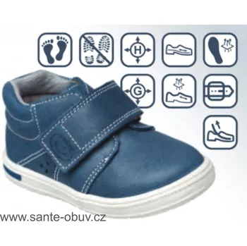 Dámská zdravotní obuv SANTÉ N/611/102/86 MODRÁ zdravotní obuv vel.27-30, --- - 28