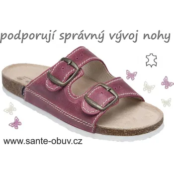 Dámská zdravotní obuv SANTÉ D/203/C32/BP zdravotní pantofel bordo vel.31-35, bordo - 35