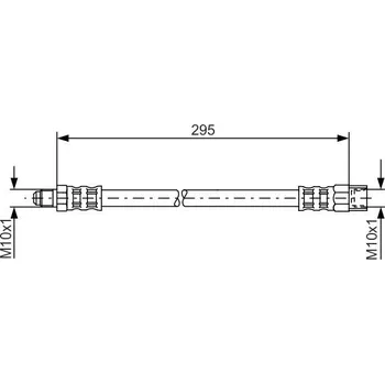Brzdová hadice Brzdová hadice BOSCH 1 987 481 015