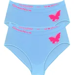 Dámské bezešvé kalhotky GreeNice Art: 6585 ( 2ks vbalení ) Barva: Tyrkysová, Velikost: M/L