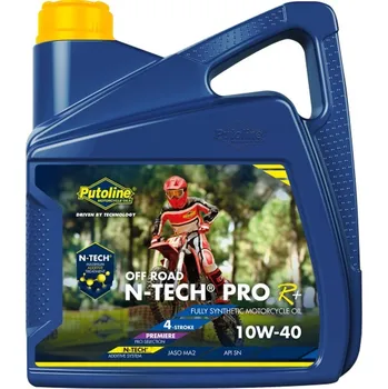 Univerzální čisticí prostředek PUTOLINE motorový olej 10W40 4T 100% SYNTETICKÝ N-TECH® PRO R+ OFF ROAD 4L