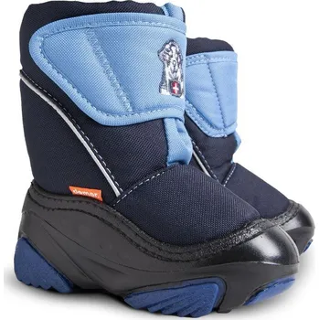 Pánská zimní obuv DEMAR dětské sněhule DOGGY D 4021 modré vel.20-29, D modrá - 22-23