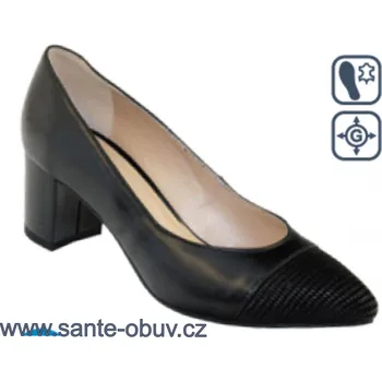 Dámská zdravotní obuv SANTÉ EN/69264 BLACK vych. obuv, černá - 38