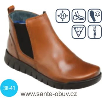 Dámská zdravotní obuv SANTÉ RE/018 BROWN vycházková obuv, hnědá - 39