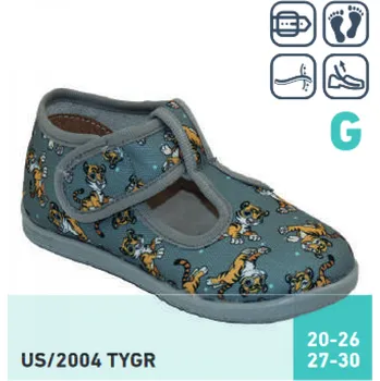 Dámská zdravotní obuv SANTÉ US/2004 TYGR domácí obuv vel.20-26, --- - 24