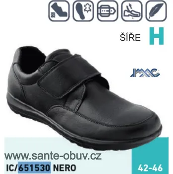 Dámská zdravotní obuv SANTÉ IC/651530 NERO vych. obuv vel. 42-46, --- - 46