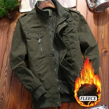 Pánský kabát Pánská zimní bunda ND808 Barva: Zelená, Velikost: 5XL