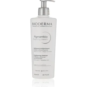 Pleťový krém Bioderma Čisticí krém proti tmavým skvrnám Pigmentbio Foaming Cream (Brightening Cleanser) 500 ml + 2 měsíce na vrácení zboží