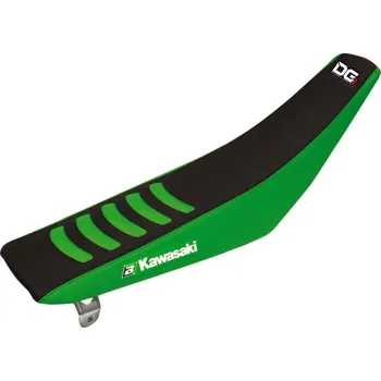 Moto sedlo BLACKBIRD potah sedadla KAWASAKI KX 450F 19, DOUBLE GRIP 3, barva zelená+černá
