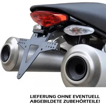 Držák SPZ HSM Držák SPZ DUCATI Monster 796 10-14, 1100/S, nastavitelný, s držákem odrazky