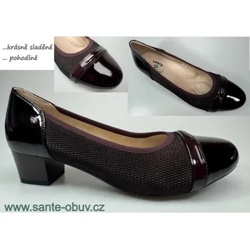 Dámská zdravotní obuv SANTÉ CC/50605 WINE vych.obuv , vínová - 38