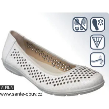 Dámská zdravotní obuv SANTÉ AL/0P34-2R BIANCO vycházková obuv vel.36-42, --- - 36