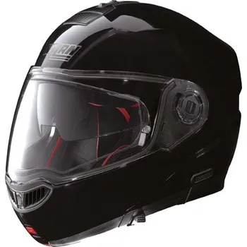 Helma na motorku Moto helma Nolan N104 Absolute Classic N-Com Glossy Black 3, XXL