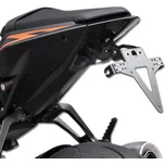 HSM Držák SPZ KTM 1290 Super Duke R 14-19, nastavitelný, černý, s držákem odrazky