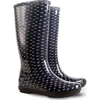 Dívčí holínky DEMAR dámské holínky Hawai LADY 0076 V puntíky, V modr.puntík - 37