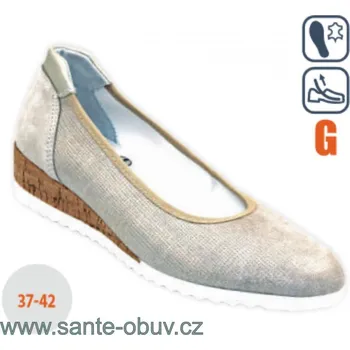 Dámská zdravotní obuv SANTÉ AO/7648 GOLD vych. obuv vel.37-42, --- - 38