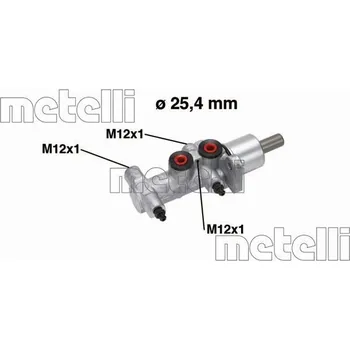 Brzdový válec Hlavní brzdový válec METELLI 05-0766